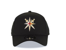 Load image into Gallery viewer, Las Vegas Golden Knights New Era 59FIFTY 5950 Fitted A-Frame Cap Hat Black Crown/Visor Red/Metallic Gold/White Logo 2017-2018 Inaugural Season Patch