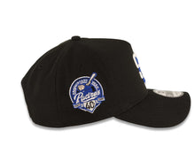 Load image into Gallery viewer, San Diego Padres New Era MLB 9FORTY 940 Adjustable A-Frame Cap Hat Black Crown/Visor White/Royal Blue Logo 40th Anniversary Side Patch Royal Blue UV