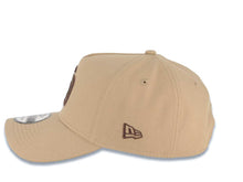 Load image into Gallery viewer, San Diego Padres New Era MLB 9FORTY 940 Adjustable A-Frame Cap Hat Khaki Crown/Visor Brown Logo 1992 All-Star Game Side Patch Gray UV
