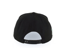 Load image into Gallery viewer, Mexico Aztec New Era 9FORTY 940 Adjustable A Frame Cap Hat Black Crown/Visor White Logo Mexico Flag Side Patch Gray UV