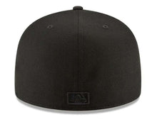 Load image into Gallery viewer, Los Angeles Dodgers New Era MLB 59FIFTY 5950 Fitted Cap Hat Black Crown/Visor Black Logo 2024 World Series Champions Side Patch Gray UV
