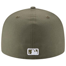 Load image into Gallery viewer, Los Angeles Dodgers New Era MLB 59FIFTY 5950 Fitted Cap Hat Olive Crown/Visor White Logo 2024 World Series Side Patch Gray UV
