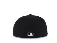Load image into Gallery viewer, Los Angeles Dodgers New Era MLB 59FIFTY 5950 Fitted Cap Hat Black Crown/Visor White Logo 2024 World Series Champions Side Patch