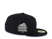 Load image into Gallery viewer, Los Angeles Dodgers New Era MLB 59FIFTY 5950 Fitted Cap Hat Black Crown/Visor White Logo 2024 World Series Champions Side Patch