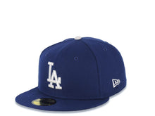 Load image into Gallery viewer, Los Angeles Dodgers New Era MLB 59FIFTY 5950 Fitted Cap Hat Royal Blue Crown/Visor White Logo 2024 World Series Champions Side Patch