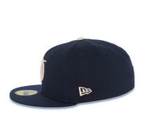 Load image into Gallery viewer, Los Angeles Dodgers New Era MLB 59FIFTY 5950 Fitted Cap Hat Navy Blue Crown/Visor Cream Logo 2024 World Series Champions Side Patch
