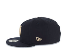 Load image into Gallery viewer, Los Angeles Dodgers New Era MLB 9FIFTY 950 Snapback Cap Hat Navy Blue Crown/Visor Cream Logo 2024 World Series Side Patch