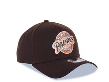 Load image into Gallery viewer, San Diego Padres New Era MLB 9FORTY 940 Adjustable A-Frame Cap Hat Dark Brown Crown/Visor Brown/Orange/White Baseball Club Logo Baseball Club