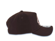 Load image into Gallery viewer, San Diego Padres New Era MLB 9FORTY 940 Adjustable A-Frame Cap Hat Dark Brown Crown/Visor Brown/Orange/White Baseball Club Logo Baseball Club