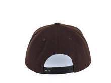 Load image into Gallery viewer, San Diego Padres New Era MLB 9FORTY 940 Adjustable A-Frame Cap Hat Dark Brown Crown/Visor Brown/Orange/White Baseball Club Logo Baseball Club