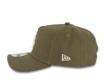 Load image into Gallery viewer, Los Angeles Dodgers New Era MLB 9FORTY 940 Adjustable A-Frame Cap Hat Olive Green Crown/Visor White Logo 40th Anniversary Side Patch Gray UV