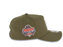 Load image into Gallery viewer, Los Angeles Dodgers New Era MLB 9FORTY 940 Adjustable A-Frame Cap Hat Olive Green Crown/Visor White Logo 40th Anniversary Side Patch Gray UV