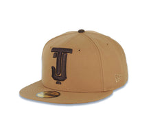 Load image into Gallery viewer, Tijuana Toros New Era LMB 59FIFTY 5950 Fitted Cap Hat Wheat Crown/Visor Brown Logo 10th Anniversary Brown UV