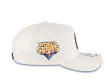 Load image into Gallery viewer, New York Yankees New Era MLB 9FORTY 940 Adjustable A-Frame Cap Hat White Crown/Visor Maroon Logo 2009 World Series Side Patch