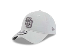 Load image into Gallery viewer, San Diego Padres New Era MLB 9TWENTY 920 Adjustable Cap Hat Gray Crown/Visor Dark Gray Logo (2025 Spring Training)