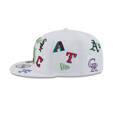 Load image into Gallery viewer, MLB Mixed Teams New Era 9FIFTY 950 Snapback Cap Hat White Crown/Visor Light Blue/Gray Logo (Spring Training Cactus League)