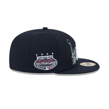 Load image into Gallery viewer, New York Yankees New Era MLB 59FIFTY 5950 Fitted Cap Hat Navy Blue Crown/Visor White Logo 2008 All-Star Game (State Stitch)