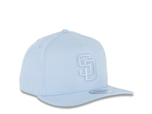 Load image into Gallery viewer, San Diego Padres New Era MLB 9FIFTY 950 Snapback A-Frame Pre-Curved Cap Hat Sky Blue Crown/Visor Sky Blue Logo (Color Pack)