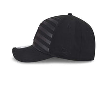 Load image into Gallery viewer, San Diego Padres New Era MLB 9FORTY 940 Adjustable A-Frame Cap Hat Black American Flag Crown/Visor Black Logo
