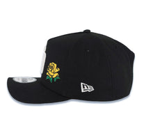Load image into Gallery viewer, San Diego Padres New Era MLB 9FORTY 940 Adjustable A-Frame Cap Hat Black Crown/Visor White Logo With Yellow Rose 10th Anniversary Petcopark Side Patch