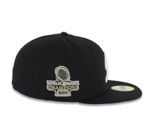 Load image into Gallery viewer, Los Angeles Dodgers New Era MLB 59FIFTY 5950 Fitted Cap Hat Black Crown/Visor City Connect White Logo 2024 World Series Side Patch Gray UV