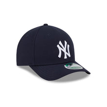 Load image into Gallery viewer, New York Yankees New Era MLB 9FORTY 940 M-Crown Adjustable Cap Hat Navy Blue Crown/Visor White Logo (Official Player Replica)