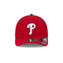 Load image into Gallery viewer, Philadelphia Phillies New Era MLB 9FORTY 940 Adjustable M-Crown Cap Hat Red Crown/Visor White Logo (Official Player Replica)