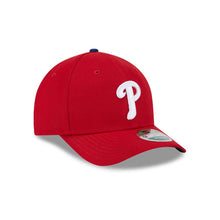Load image into Gallery viewer, Philadelphia Phillies New Era MLB 9FORTY 940 Adjustable M-Crown Cap Hat Red Crown/Visor White Logo (Official Player Replica)