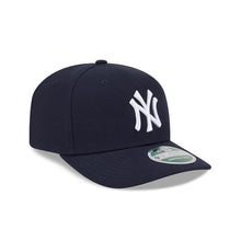 Load image into Gallery viewer, New York Yankees New Era MLB 9SEVENTY 970 Snapback Stretch-Snap Cap Hat Navy Blue Crown/Visor White Logo (Official Player Replica)
