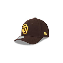 Load image into Gallery viewer, (Youth) San Diego Padres New Era MLB 9FORTY 940 Adjustable Kid M-Crown Cap Hat Brown Crown/Visor Yellow Logo (Player Replica)