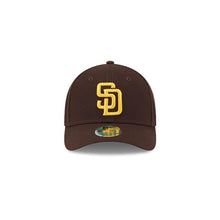 Load image into Gallery viewer, (Youth) San Diego Padres New Era MLB 9FORTY 940 Adjustable Kid M-Crown Cap Hat Brown Crown/Visor Yellow Logo (Player Replica)