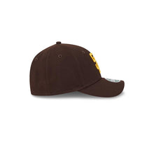 Load image into Gallery viewer, (Youth) San Diego Padres New Era MLB 9FORTY 940 Adjustable Kid M-Crown Cap Hat Brown Crown/Visor Yellow Logo (Player Replica)