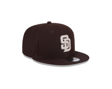 Load image into Gallery viewer, (Youth) San Diego Padres New Era MLB 9FIFTY 950 Kid Snapback Cap Hat Brown Crown/Visor Gray/White Logo
