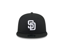 Load image into Gallery viewer, (Youth) San Diego Padres New Era MLB 9FIFTY 950 Kid Snapback Mesh/Trucker Cap Hat Black Crown/Visor White Logo