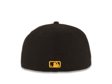 Load image into Gallery viewer, San Diego Padres New Era MLB 59FIFTY 5950 Fitted Cap Hat Black Crown/Visor Yellow Logo