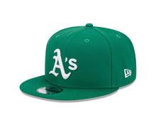 Load image into Gallery viewer, Oakland A's Athletics New Era MLB 9FIFTY 950 Snapback Cap Hat Green Crown/Visor White Logo