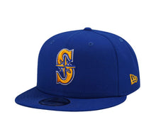 Load image into Gallery viewer, Seatlle Mariners New Era MLB 9FIFTY 950 Snapback Cap Hat Royal Blue Crown/Visor Team Color Logo