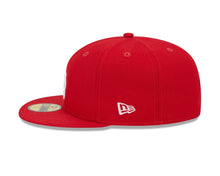 Load image into Gallery viewer, Los Angeles Dodgers New Era MLB 59FIFTY 5950 Fitted Cap Hat Red Crown/Visor White Logo 2020 World Series Side Patch