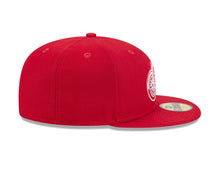 Load image into Gallery viewer, Detroit Red Wings New Era NHL 59FIFTY 5950 Fitted Cap Hat Red Crown/Visor White Logo