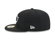 Load image into Gallery viewer, Los Angeles Kings New Era NHL 59FIFTY 5950 Fitted Cap Hat Black Crown/Visor Team Color Logo