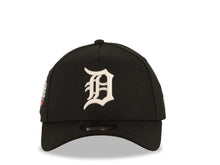 Load image into Gallery viewer, Detroit Tigers New Era 9FORTY 940 Adjustable A-Frame Cap Hat Black Crown/Visor White Logo 2012 World Series Side Patch Gray UV