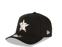 Load image into Gallery viewer, Houston Astros New Era MLB 9FORTY 940 Adjustable A-Frame Cap Hat Black Crown/Visor White Logo 2022 World Series Champions Side Patch Gray UV