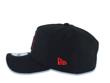 Load image into Gallery viewer, Los Angeles Dodgers New Era MLB 9FORTY 940 Adjustable A-Frame Cap Hat Black Crown/Visor Black/Red Logo 40th Anniversary Stadium Side Patch Red UV