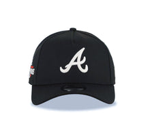 Load image into Gallery viewer, Atlanta Braves New Era MLB 9FORTY 940 Adjustable A-Frame Cap Hat Black Crown/Visor White Logo 2021 World Series Champions Side Patch