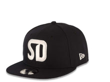 Load image into Gallery viewer, San Diego FC New Era MLS 9FIFTY 950 Snapback Cap Hat Black Crown/Visor White Logo Gray UV