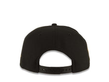 Load image into Gallery viewer, San Diego Padres New Era MLB 9FIFTY 950 Snapback Cap Hat Black Crown/Visor Metallic Gold Logo 25th Anniversary Side Patch Gray UV