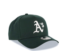 Load image into Gallery viewer, Oakland A's Athletics New Era MLB 9FORTY 940 Adjustable A-Frame Cap Hat Dark Green Crown/Visor White Logo