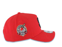 Load image into Gallery viewer, San Diego Padres New Era MLB 9FORTY 940 Adjustable A-Frame Cap Hat Red Crown/Visor Black Logo 40th Anniversary Side Patch Gray UV