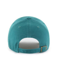 Load image into Gallery viewer, San Diego Padres '47 Brand MLB Clean Up Adjustable Cap Hat Teal Crown/Visor White Logo