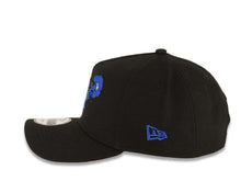 Load image into Gallery viewer, Los Angeles Dodgers New Era MLB 9FORTY 940 Adjustable A-Frame Cap Hat Black Crown/Visor White/Blue Logo With Dotted Flower Gray UV